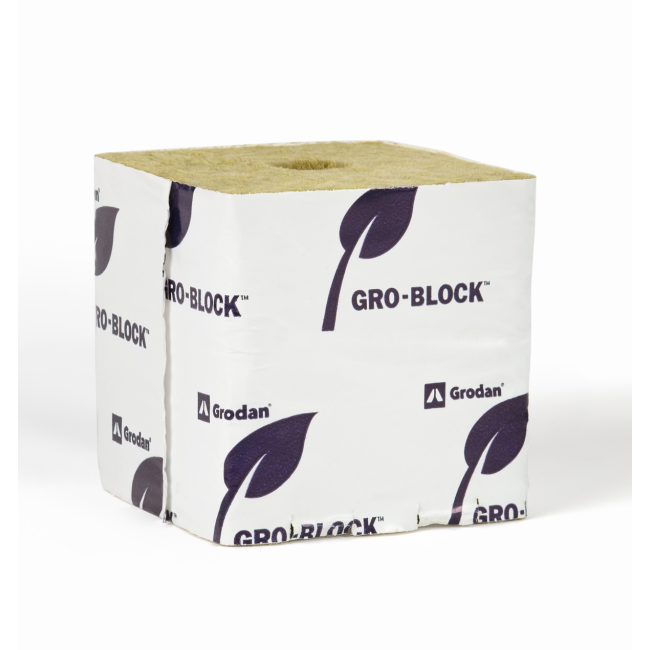 Grodan Kulturblock 10 x 10 x 10 cm gr. Loch (144 Stück im Karton) Grodan Kulturblock 10 x 10 x 10 cm gr. Loch (144 Stück im Karton)