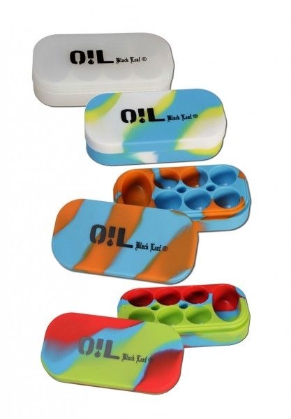 5019e6502fb9f556e1df37404e433143c915a392 Oil Black Leaf Silikondose 7 Kammern
