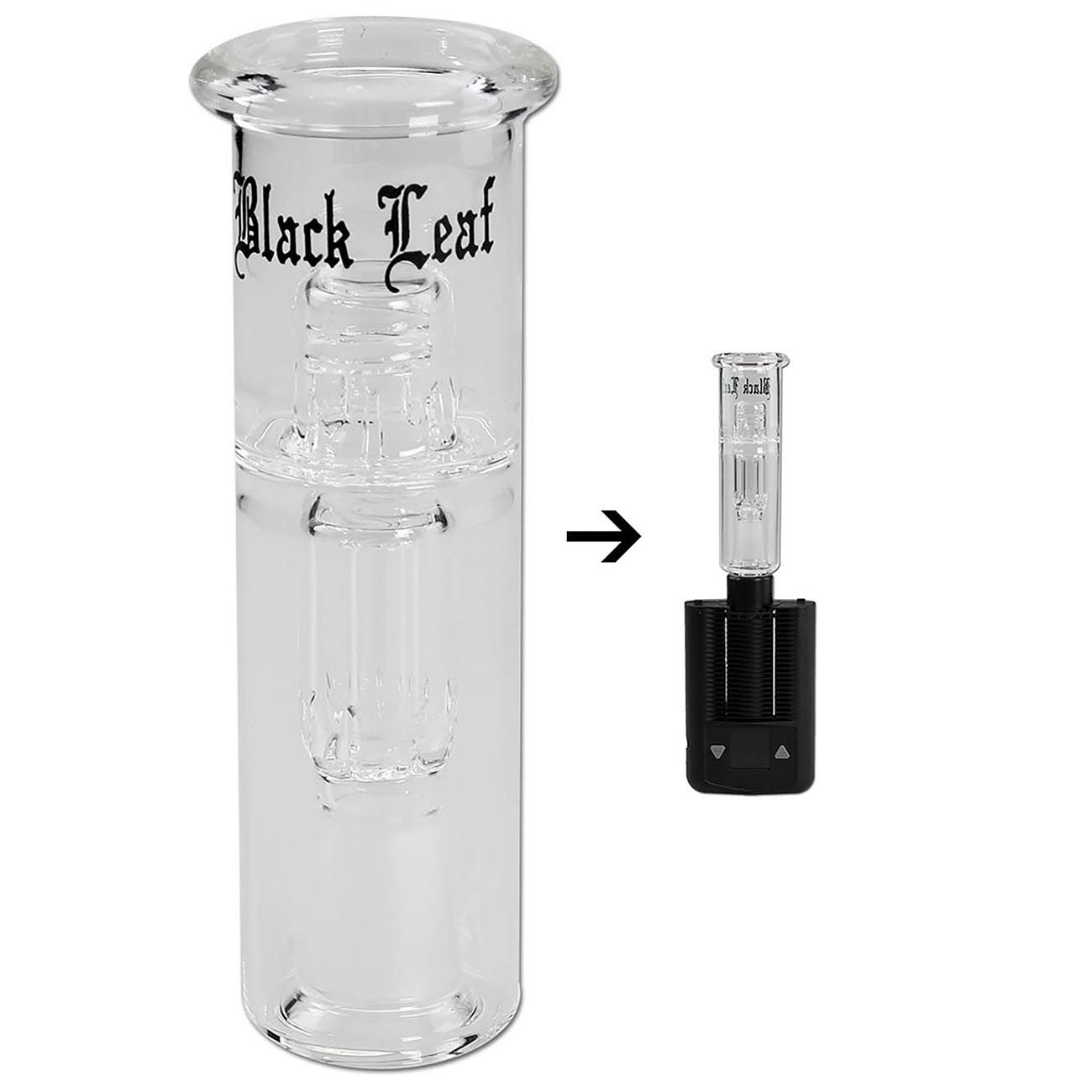 de2be4a0eae3e6bd9c5de6555e16efe41b560370 Black Leaf Vaporizer Wasserkammer Domperko