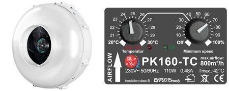 354938ae55abc3fdfeb534600017cc565fc916bc Prima Klima 160 TC, 820 m³/h integr. temp.
