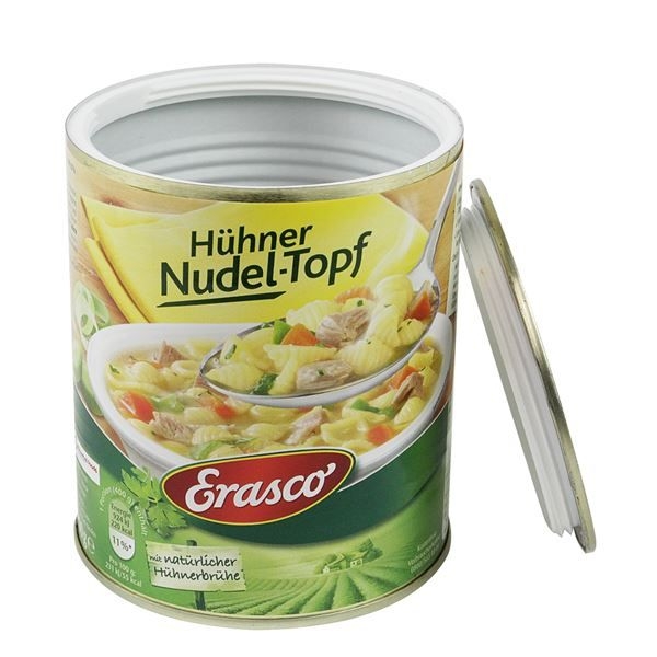 16f031d6416b597d0f94a46130182e0a5e934ecf Dosensafe Motiv: "Erasco Hühner Nudel-Topf 800ml"