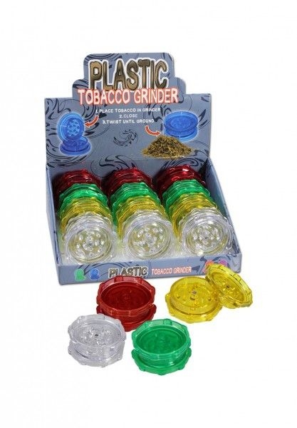 d6e9cc7af7f9cd7007279aecacc45670e1875412 Grinder Plastic Tobacco Grinder 2-teilig