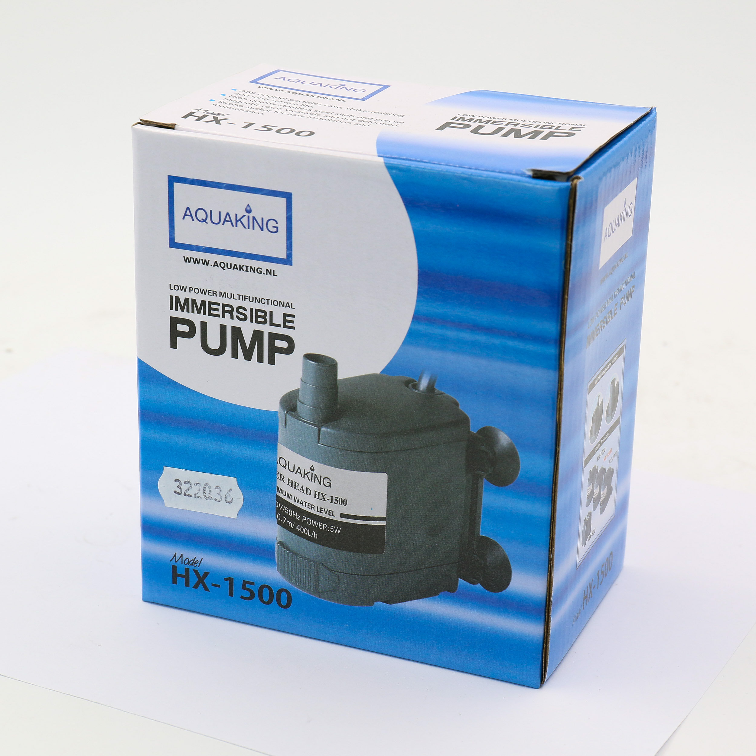 Hailea / Aquaking HX-1500 Regelbare Tauchpumpe, 300 l/h,