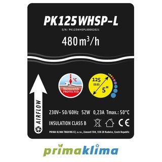 986adc268a0576b428d288f7a8cbaa835fc17eb8 Prima Klima 125 1 Stufen 480m³/h Whisperblower