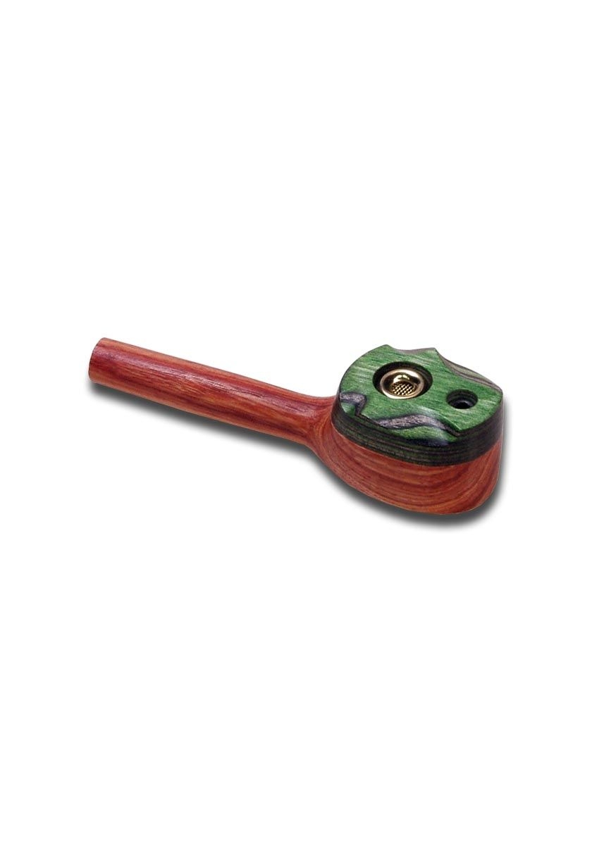 Holzpeife mit Deckel und Pur-Einsatz 85 mm