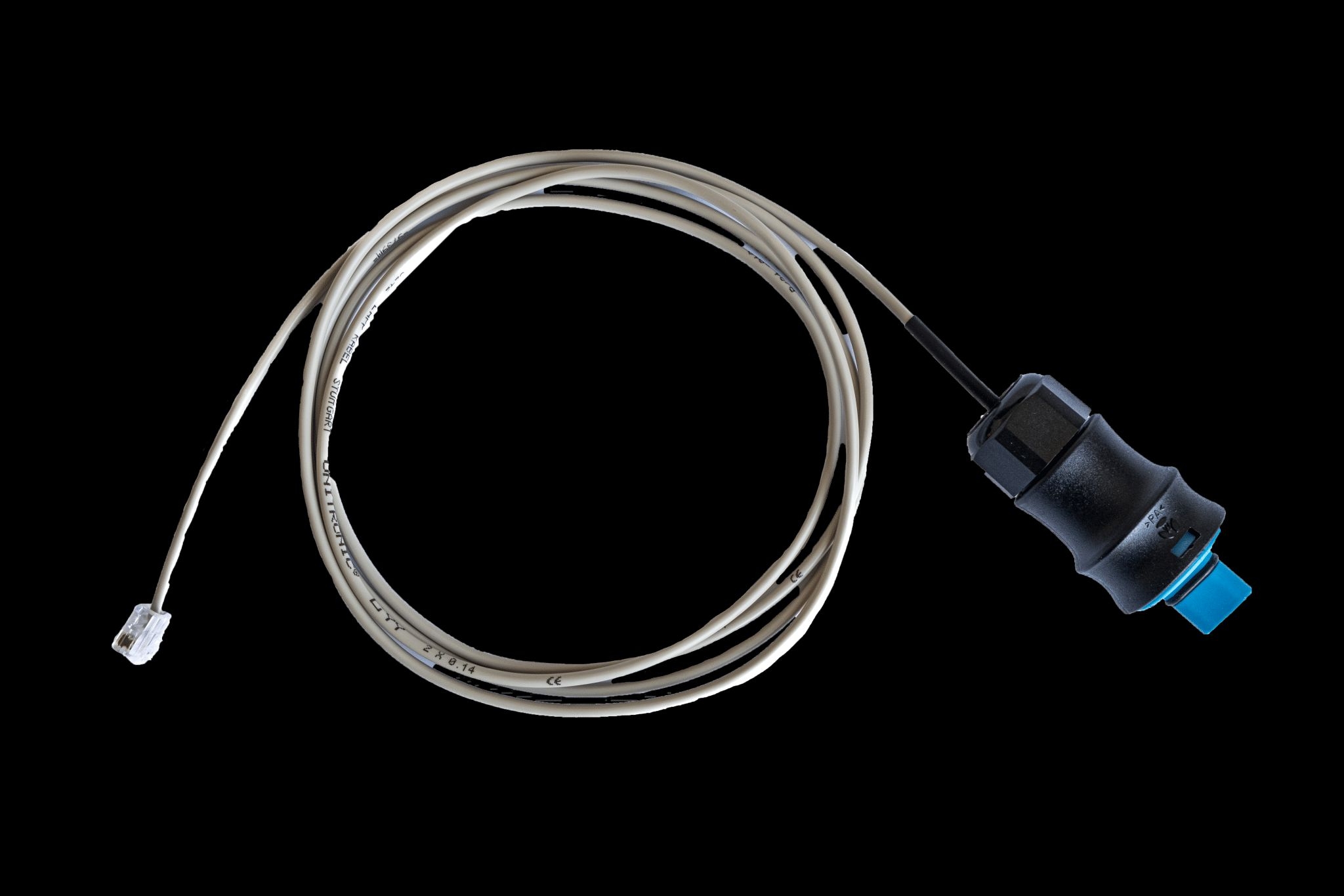 ad9bf1bbd9ebfb768bd84ea32d507826bbf8cbd0 SANlight Adapterkabel EVO Serie zu Trolmaster Controller 2m RJ12