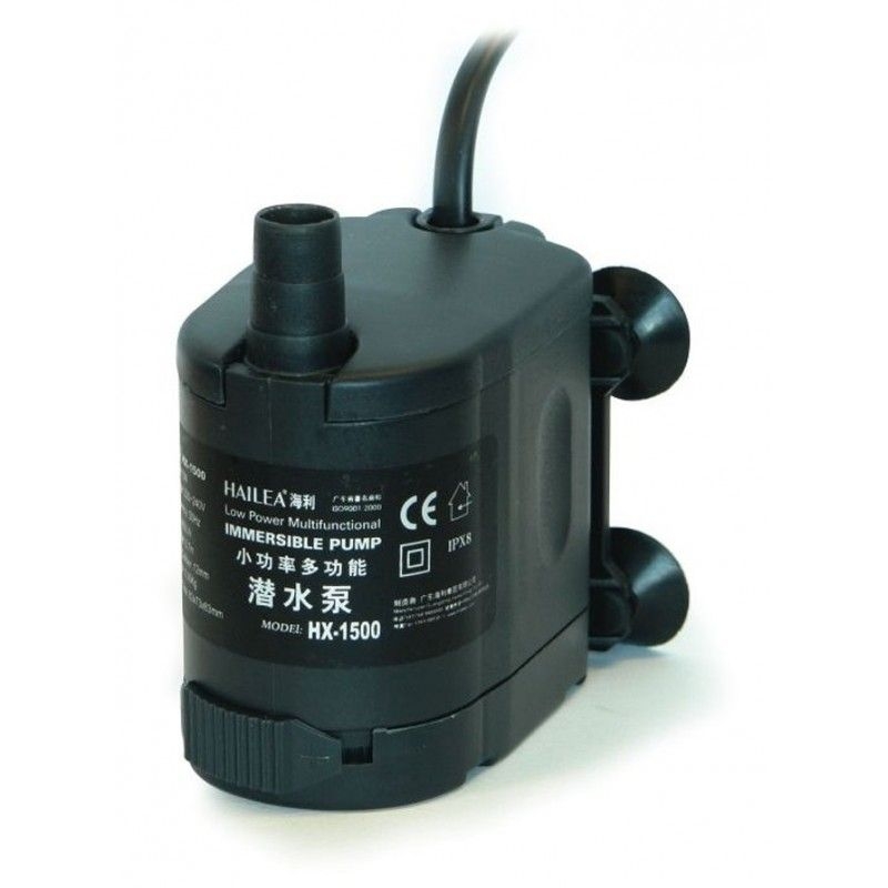 676723dc81f300477a3a1c262ca7fd5028e04f9f Hailea / Aquaking HX-1500 Regelbare Tauchpumpe, 300 l/h,