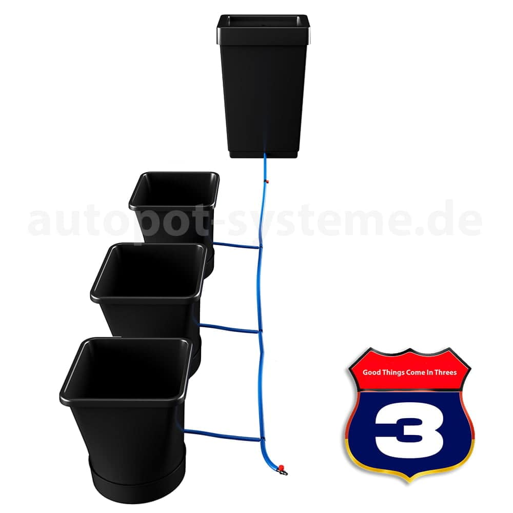 AutoPot 3-Pot-XL System inkl. 47 L. Wassertank AutoPot 3-Pot-XL System inkl. 47 L. Wassertank