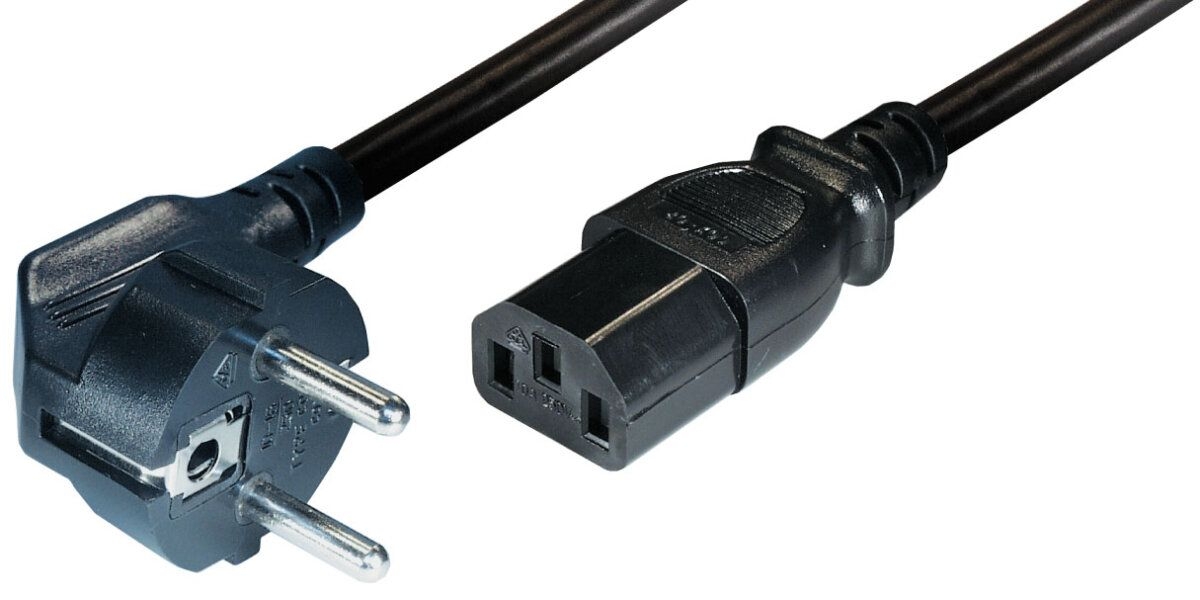 8dc59b0acc0e301a1bd699a3719710e831d24f67 Netzstecker Stromkabel 4 mtr mit Connector IEC C13 (female) 3x1,5mm2