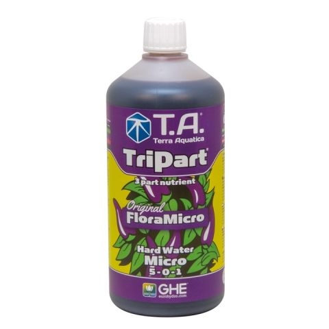 3fee1127f5a3a308e748ff169026f3ae3ead10df T.A. TriPart Micro, Hartes Wasser, 10L / GHE Flora Micro
