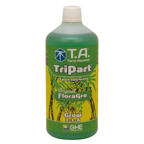 9895a18b2142e53538ee0e0c12c83354fe3cd5c5 T.A. TriPart Grow, 1 L / GHE Flora Grow