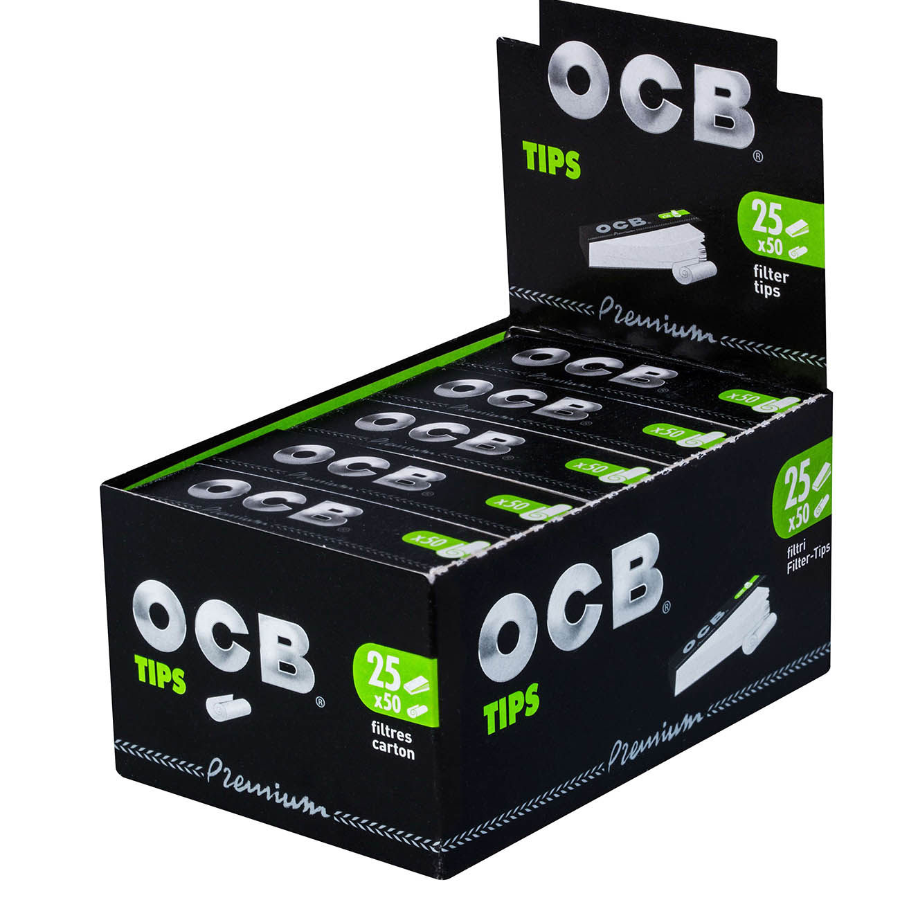 OCB Premium Filter-Tips (50 Blatt/Tips)