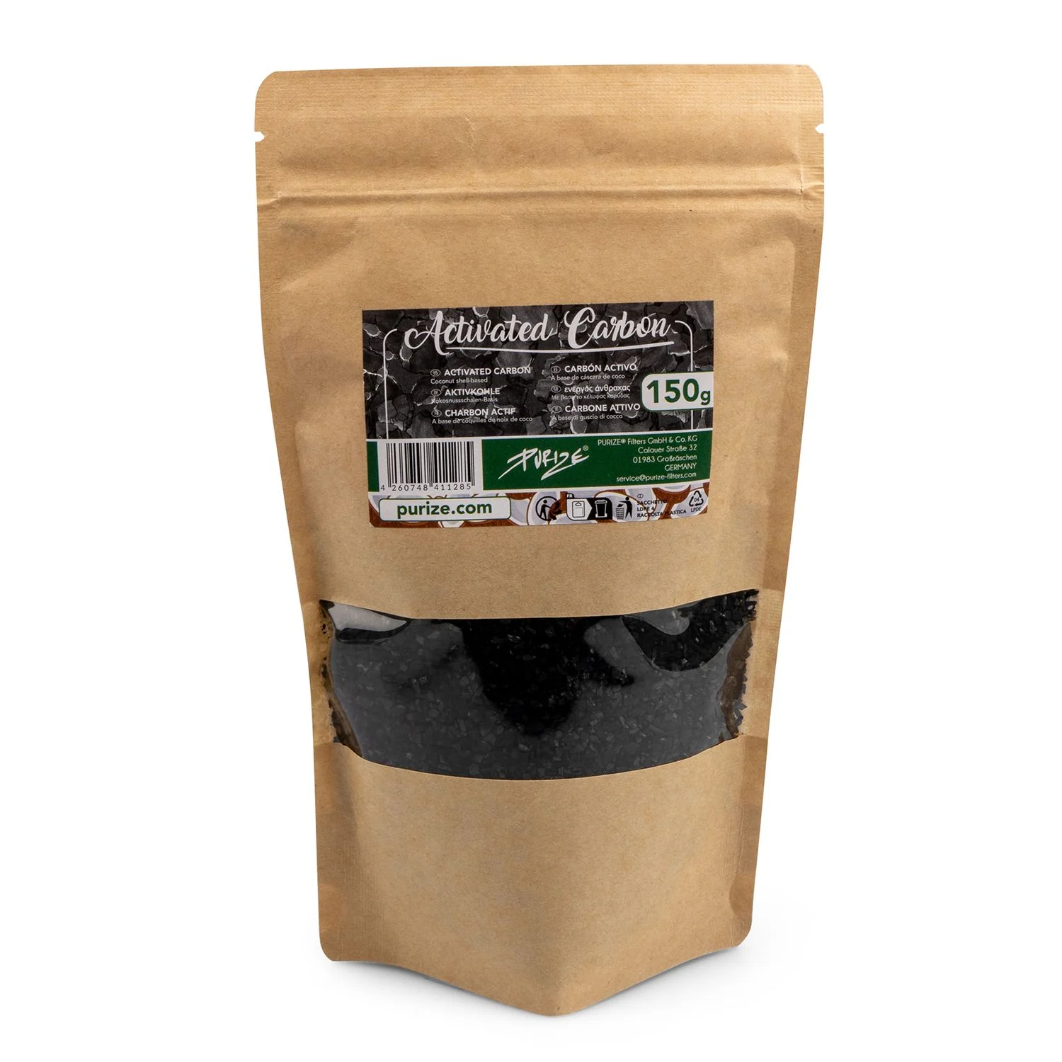 Purize Aktivkohle Coconut 500g Purize Aktivkohle Coconut 500g