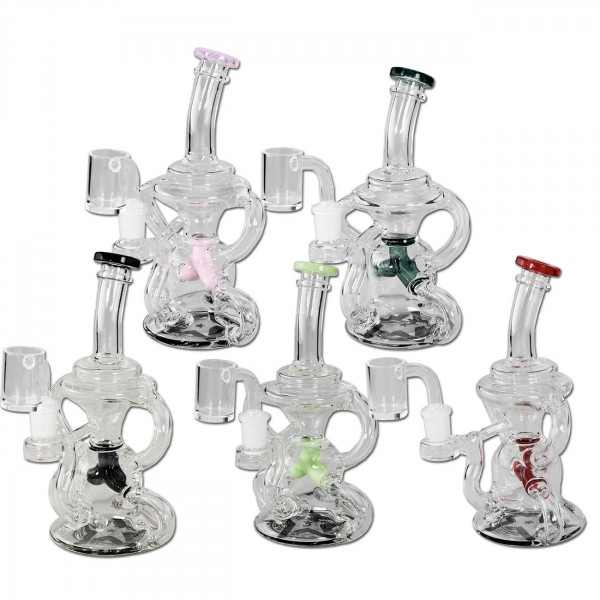 BLAZE Dab Rig Recycler pink NS14