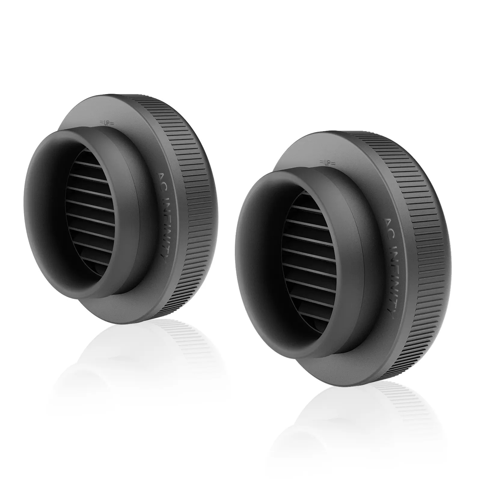 AC Infinity Growzelt-Luftkanal-Belüftungsaufsatz, 150 mm 2er-Pack, Lichtblockierend & Staubresistent