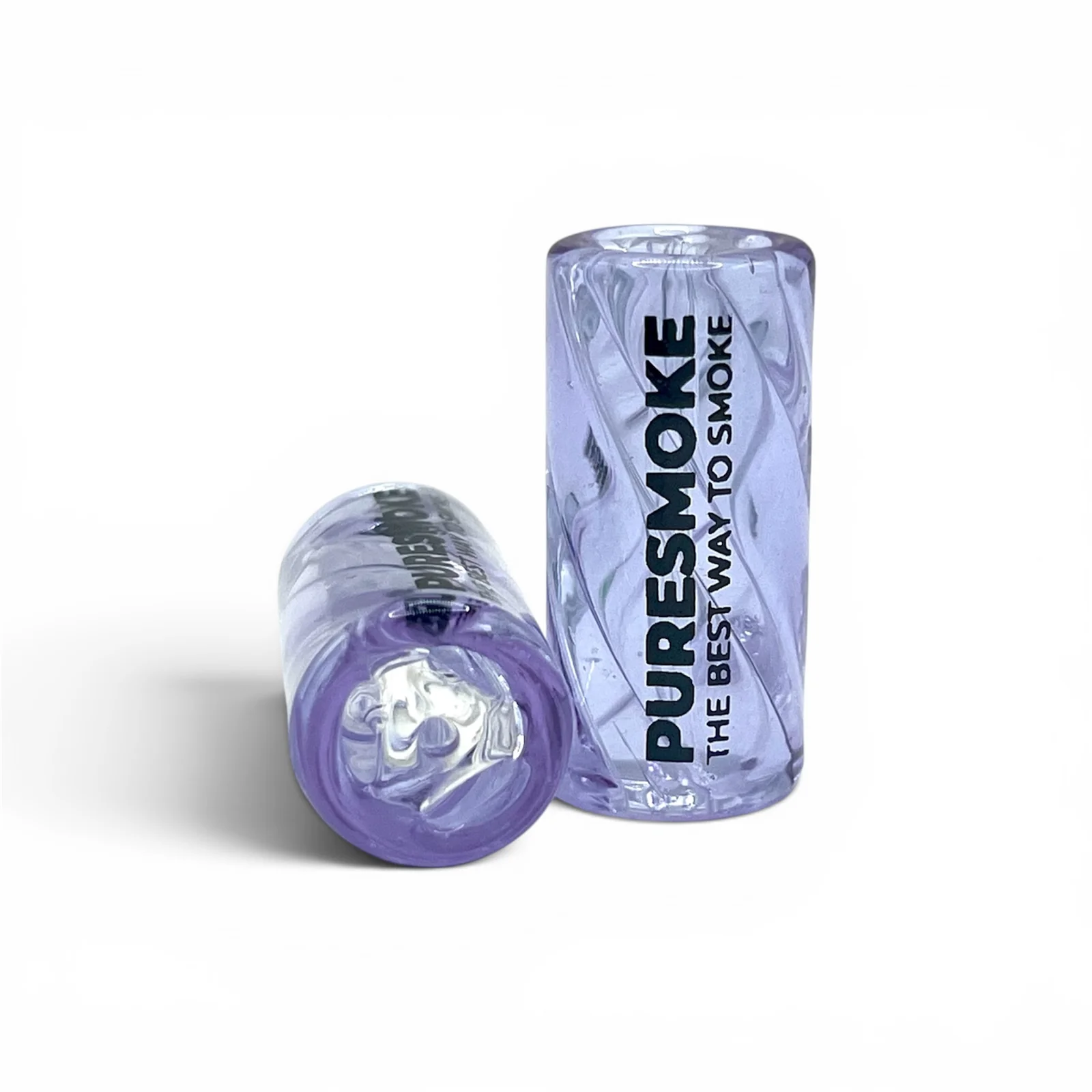 PURESMOKE Noodles Triangle Glasfilter | ⍉ 12mm | Lavender Mist