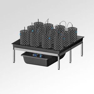 cb6f77cc1ca0922e61d0e1780e736a1454ca9497 growSYSTEM Air-Pot 1.0 inkl. Tank und automatische Bewässerung