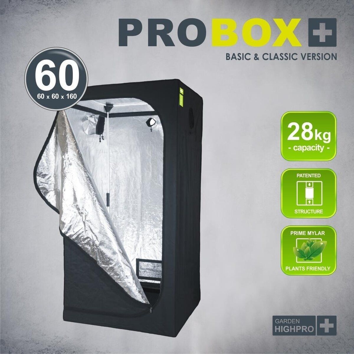 3dcd7509631c348d40e164602266417934ff76af GHP Probox Basic 60, 60x60x160cm