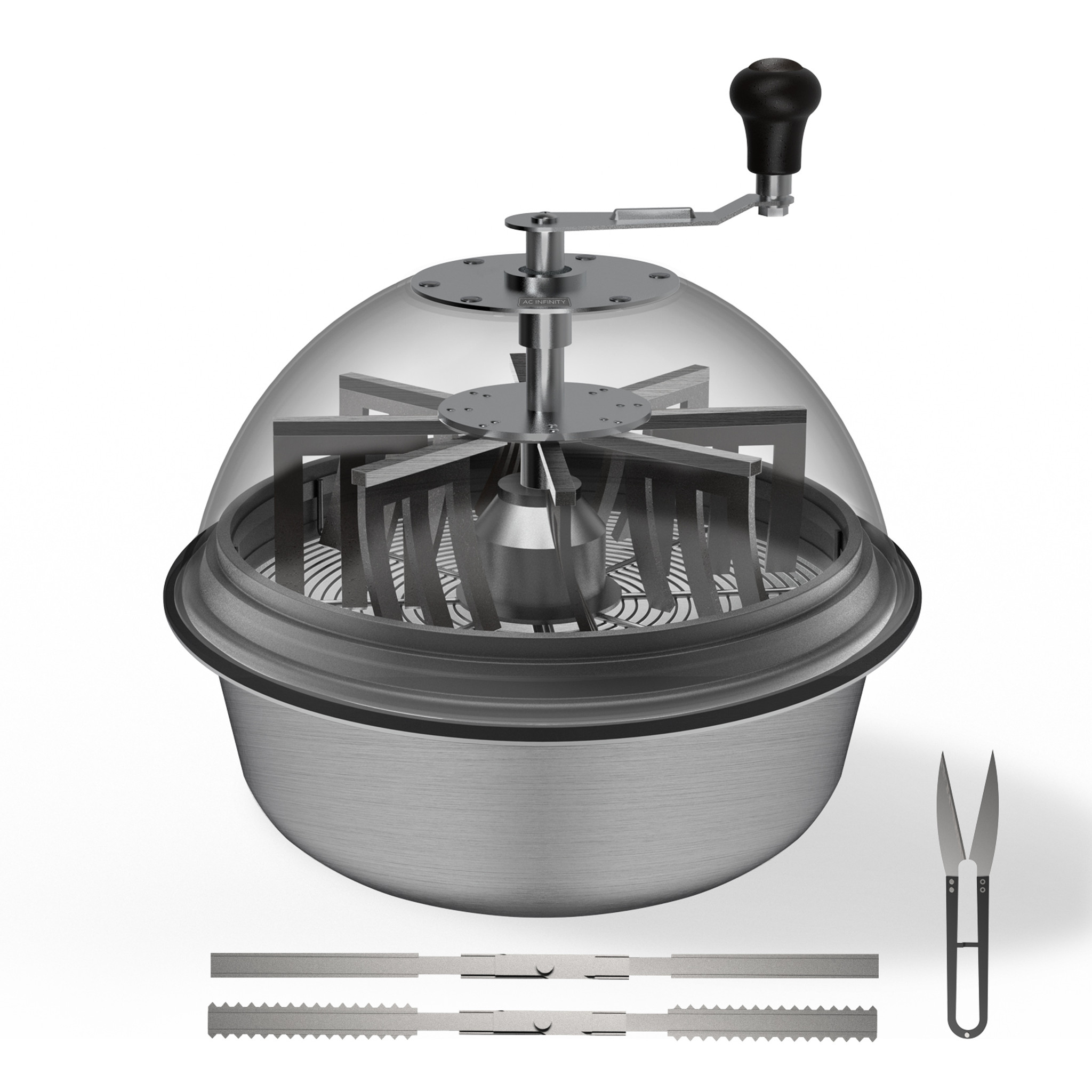 AC Infinity Bud Bowl Trimmer, Twist Spin Ø 43 AC Infinity Bud Bowl Trimmer, Twist Spin Ø 43