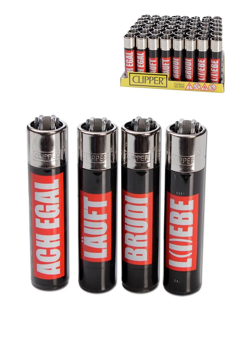 811f7c7be5c55b000cccbbc6394867d7074cb13d Feuerzeug Clipper verschieden Motive