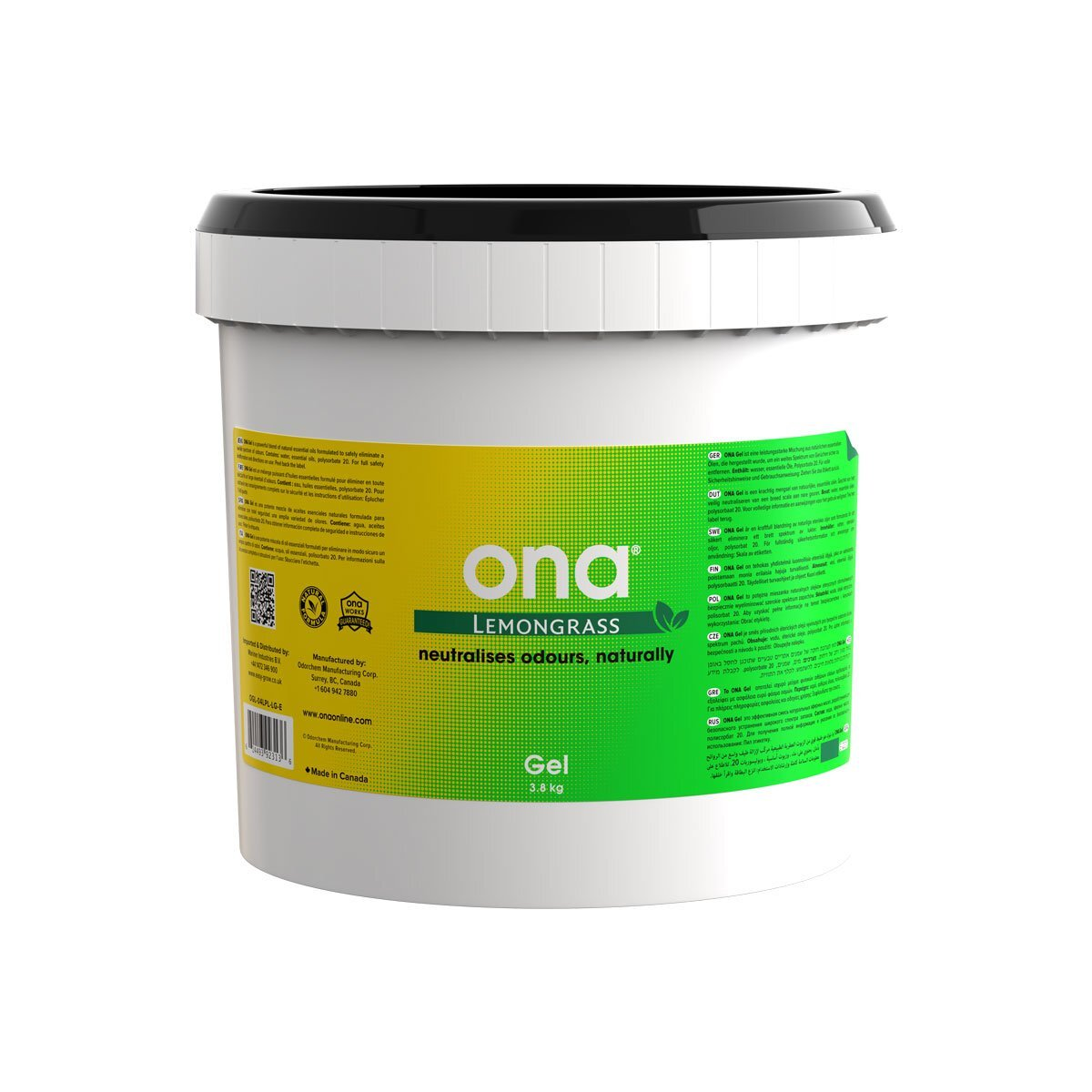 Ona Gel 3,8 liter Eimer Lemon Grass