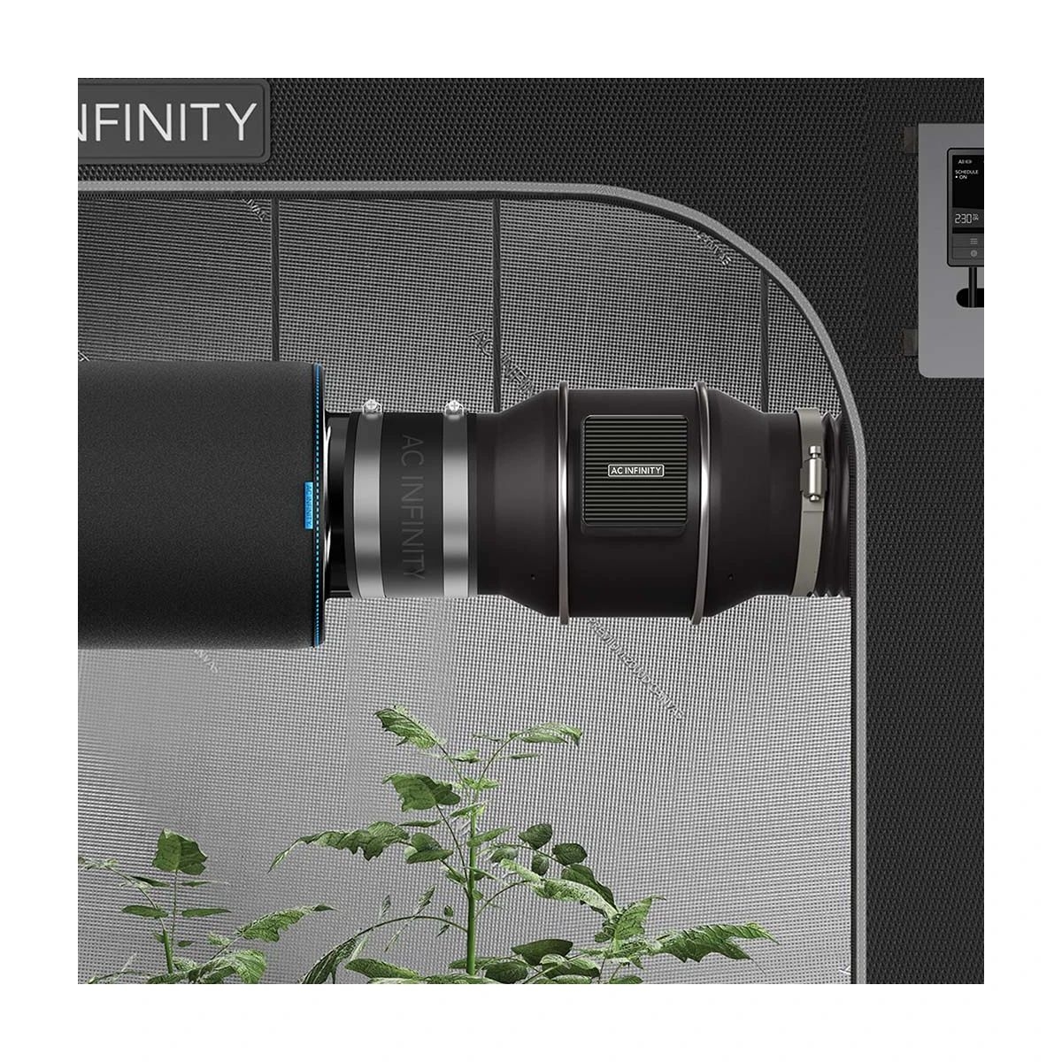 751ece22dbf188d30e4534bb0f9a248022d234db AC Infinity Rohrverbinder 150mm