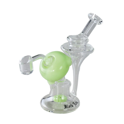 Black Leaf Recyclebong Öl mit Perkolator grün