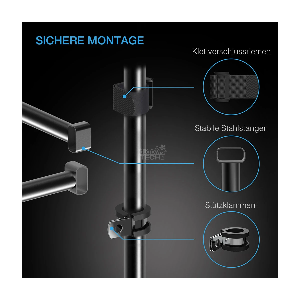 AC Infinity Verstärkungsstangen 60x60 AC-HCA22 AC Infinity Verstärkungsstangen 60x60 AC-HCA22