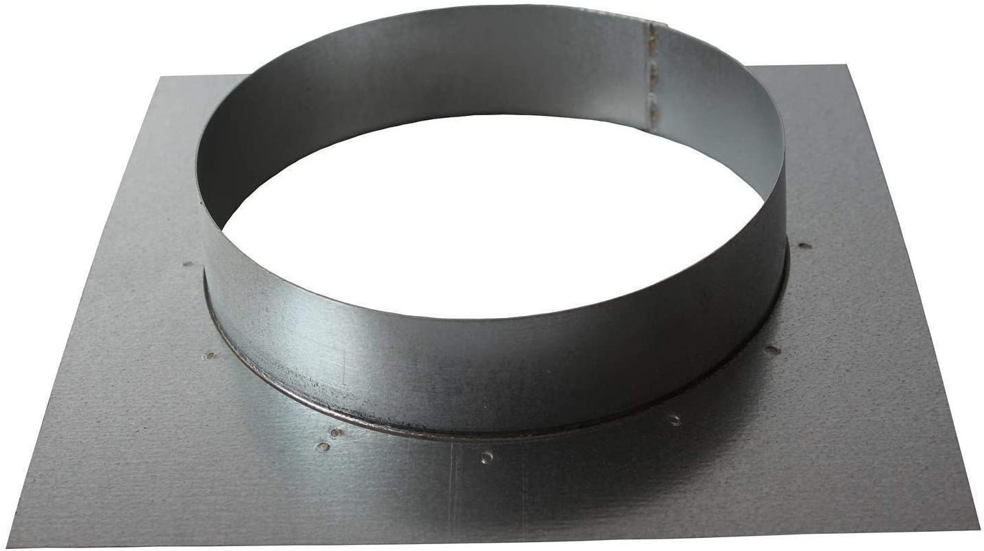 857fdfdd81f23b54ddba441e605affc7dce553d4 Wandflansch, 100 mm, Metall, eckig