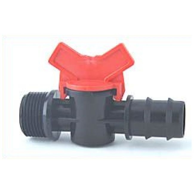 0cb8ab08f8ae9a3f73efc853c8ddcc2df9ccde8f PE-Absperrhahn für 25 mm 3/4 Zoll AG (Box131)