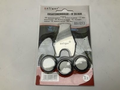 4668a75cd15f37e05e7bb6fe8f20b2449b298677 Ersatzmembranen 3 St. Mini- u. Maxinebler 20 mm (Box134)