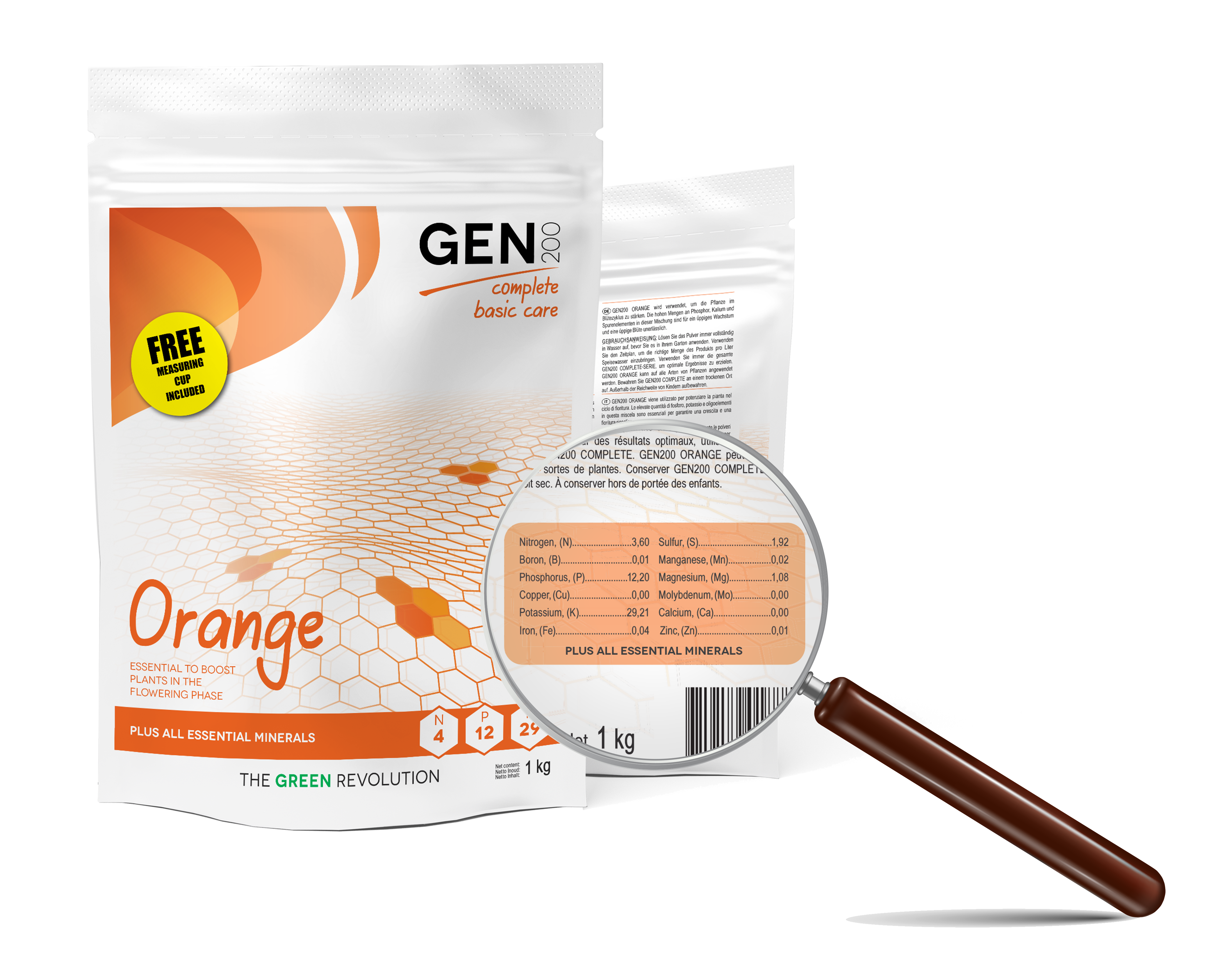 f7ee92b884e3057198ce25dfde68506a0ce7ee8a GEN200 Orange, 1000 Gramm