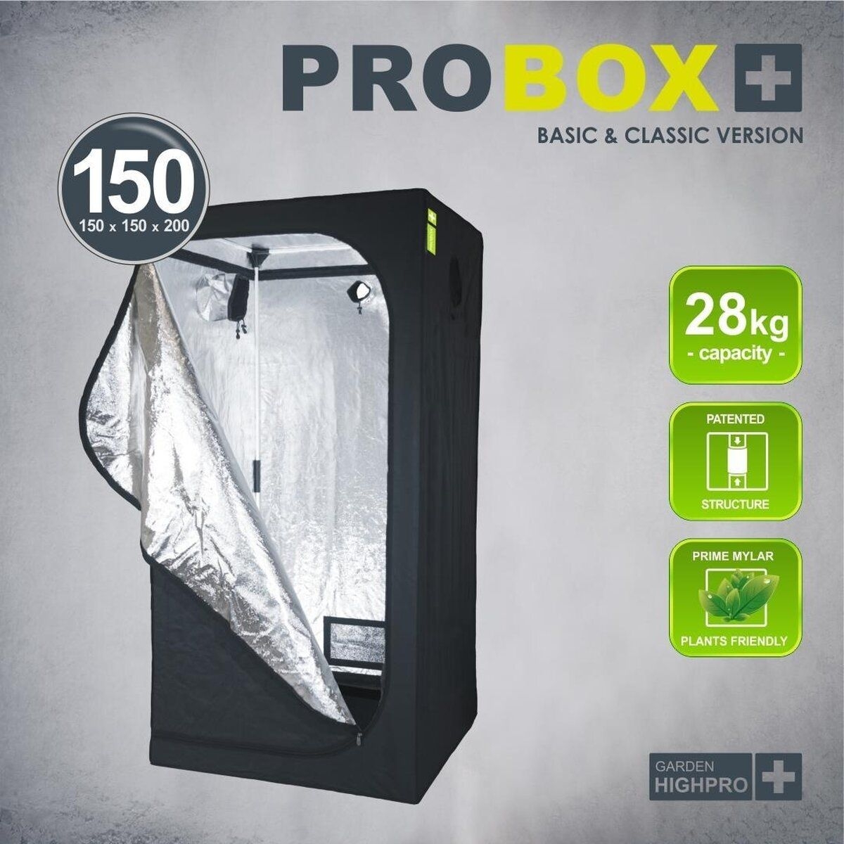 677b2e531363aff1980e49b5eab118a1b86ee75c GHP Probox Basic 150,150x150x200cm