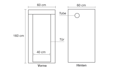 60cc3c0d6040a29e5cfa67e62b604a24082c77a0 HOMEbox Ambient Q 60+, aufgeb. 60 x 60 x 160cm