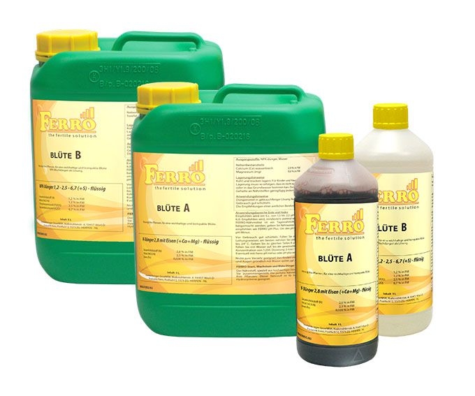 7081fb2d23ed83250f2ade73d07788a6f9b3d52d Ferro Standard A&B Erde & Hydro Blüte 10 L