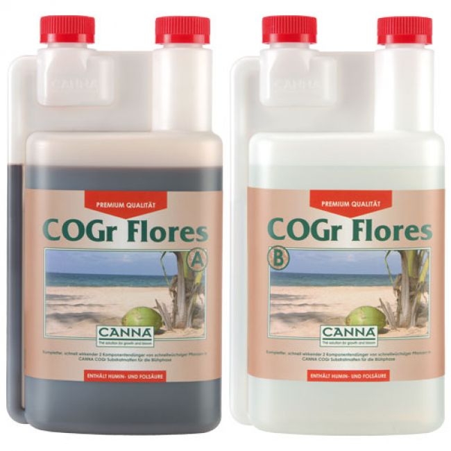 529971ba41dd1a1076370fe771c07e3cfe5edb47 Canna Cogr Flores Blütedünger A u. B, je 1 L