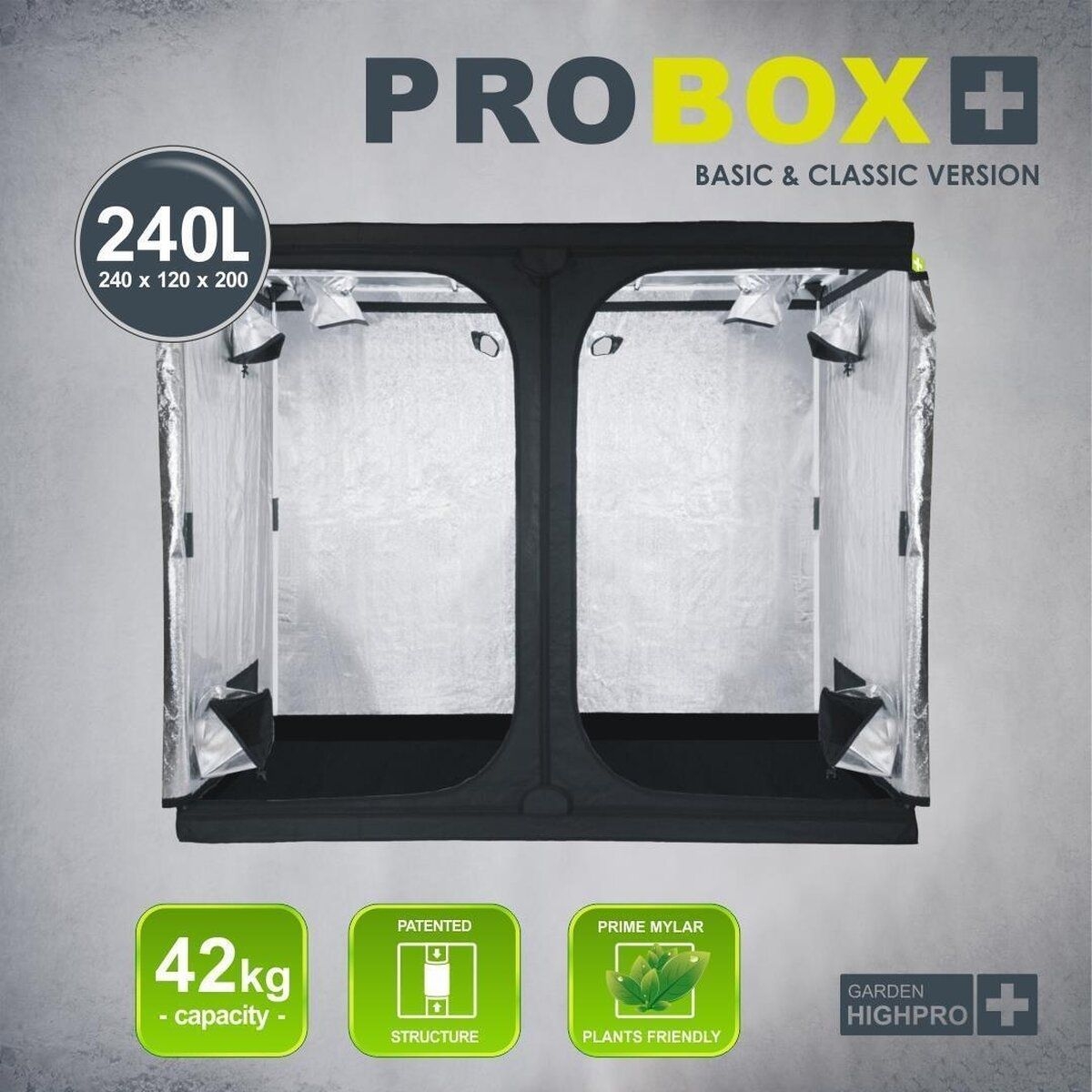 d03faedd8ad07999dedc104b6183fa857a306f64 GHP Probox Basic 240L 240x120x200cm
