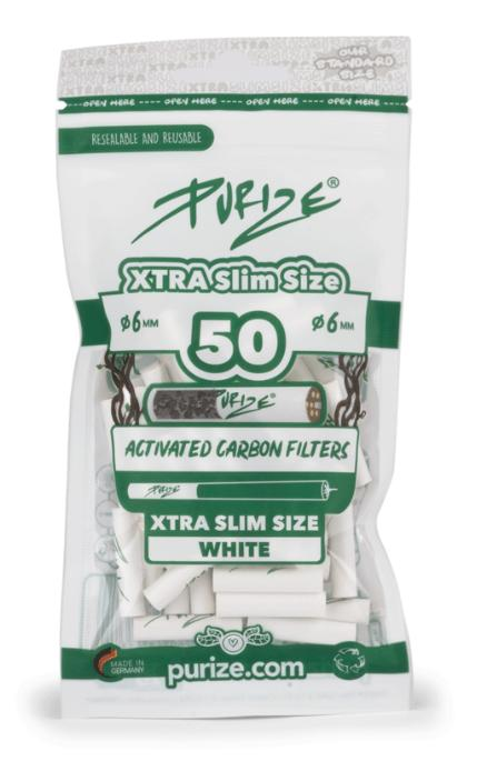 PURIZE XTRA SLIM Ø 6mm x 27mm (50-Stk.) Weiß