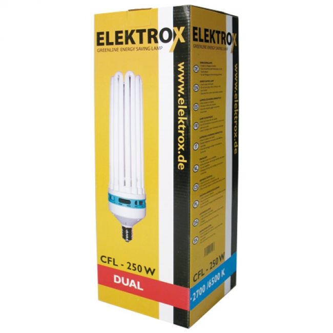 Energiesparlampe Elektrox 250 W dual Blüte/Wachstum