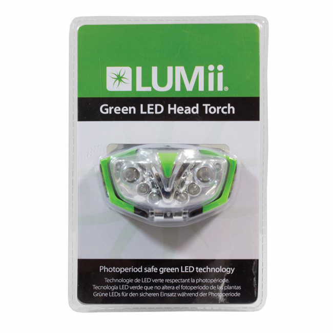 fe3a0d67e7ab13285de89fe393b4a58773255f08 LUMii Grüne LED Stirnlampe