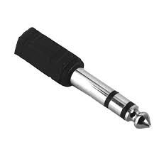 3a49e7a58c53c03631fc6b68d4a6e758873e2f4f Can-Fan Stereo Adapter 6,3mm mänlich auf 3,5mm weiblich