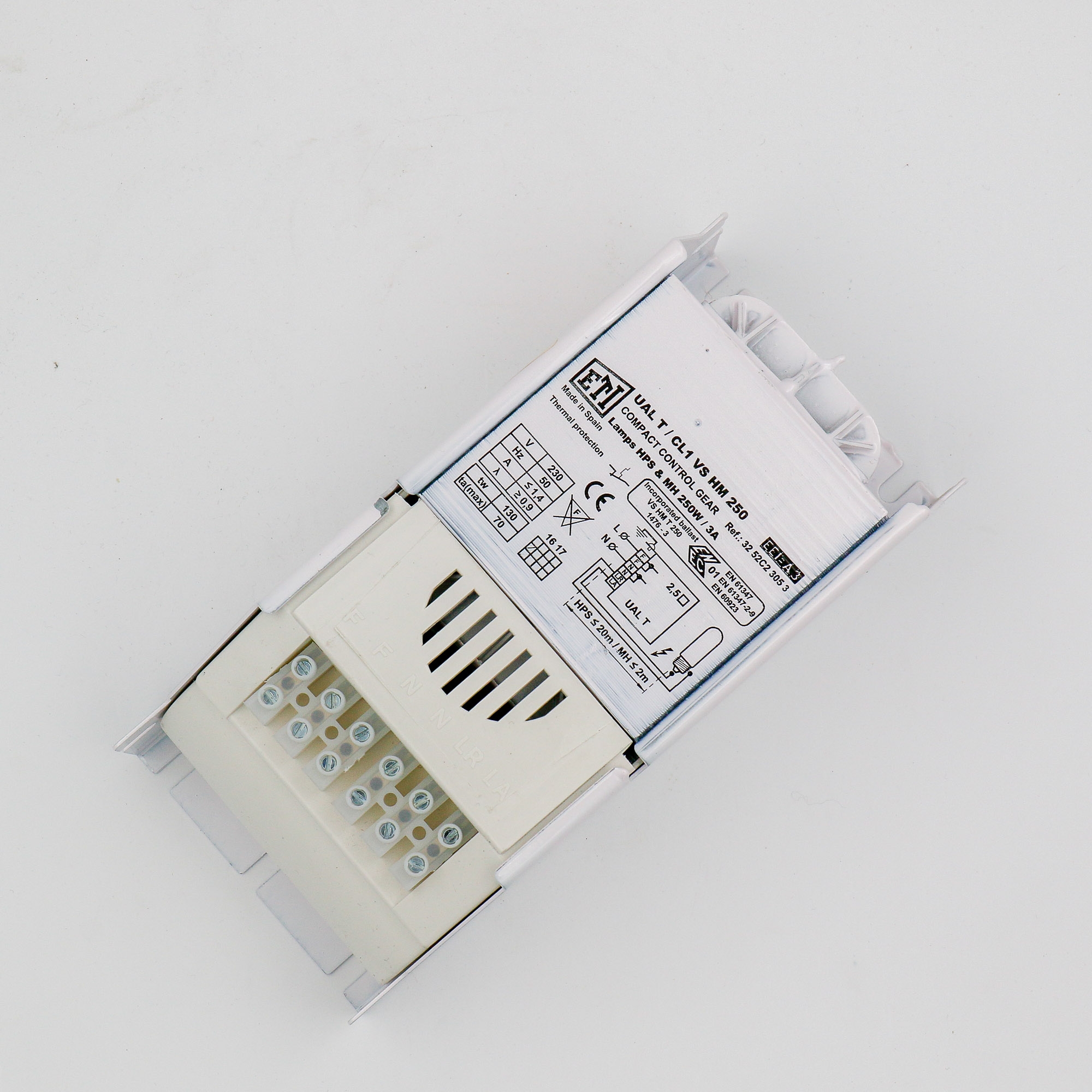 Vorschaltgerät PRO-V-T 250 W mit Thermosicherung