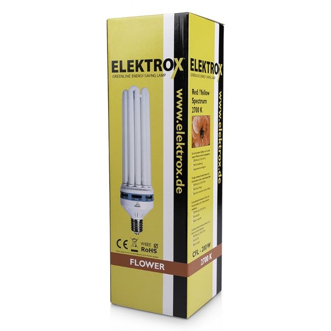 c86a97b6c09eba858d656cf54802088291c92df9 Energiesparlampe Elektrox 200 W 2700 K Blüte