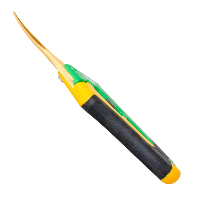 Präzisionschere (curved blade / gebogene Klinge mit Titanbeschichtung) Präzisionschere (curved blade / gebogene Klinge mit Titanbeschichtung)