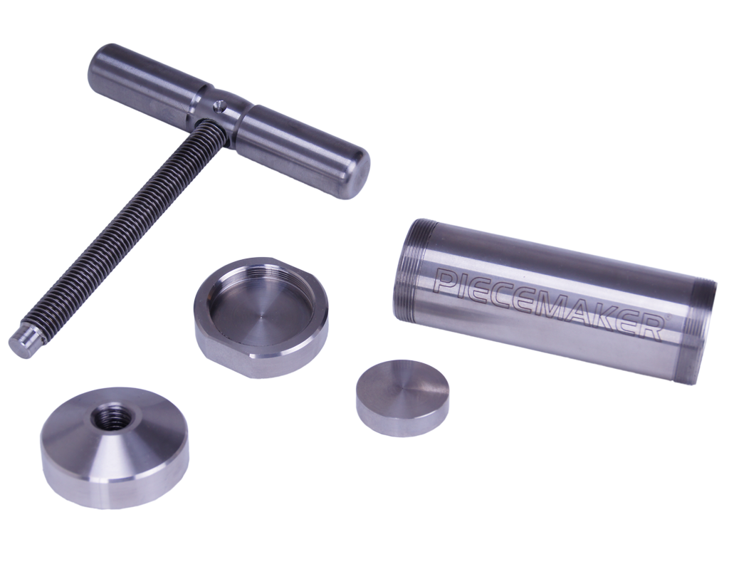 203c55f09377c6f9c7d29356b1575188160926ae Piecemaker, Presse im Taschenformat Präzisionspres