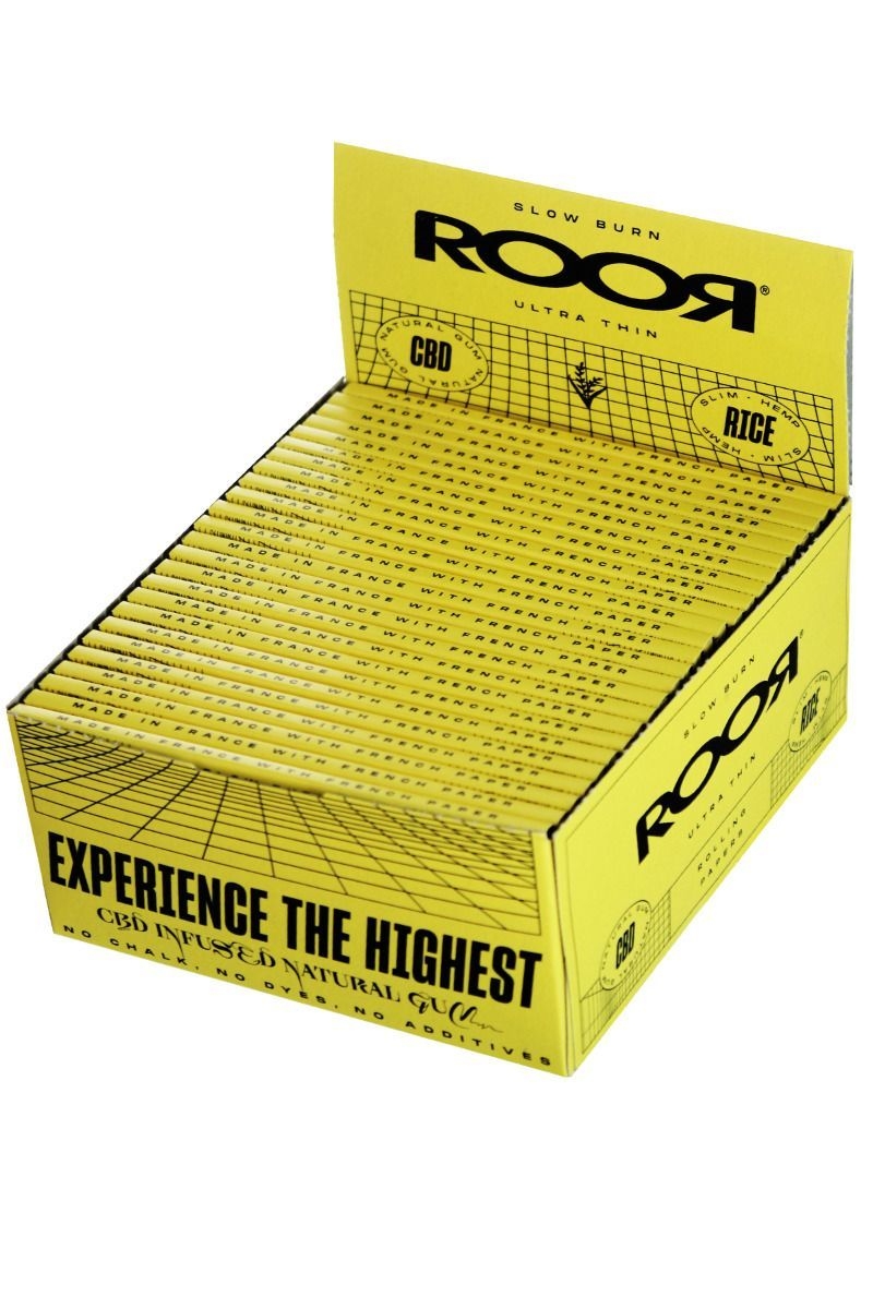 cd2f3481bf9dffaa5e9845b1f495a6619f45a803 ROOR Rice Ultra Slim KSS Papers VE=50St. (Box)
