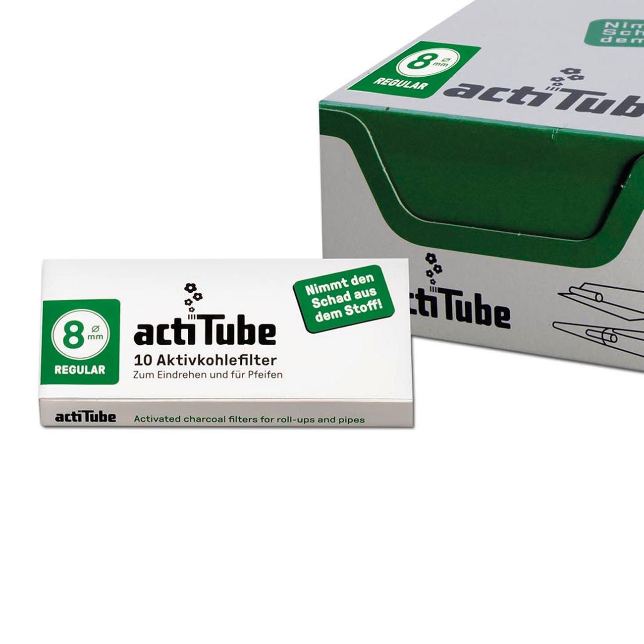 3deddf3af456fa67fe7fc3b559ce38e391ec7a8f ActiTube Aktivkohlefilter (10er Pack)