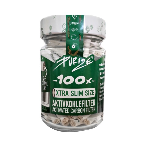 PURIZE XTRA SLIM  Ø 6mm x 27mm (100-Stk.) weiß