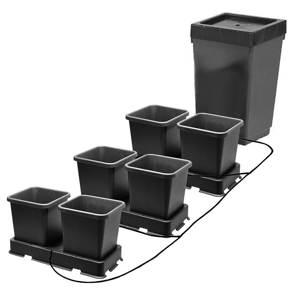 c65a4ed03b3f8678c714b5b26fd0431a6bac9e42 AutoPot Easy2grow 15L System für 6 Töpfe +47L Tank