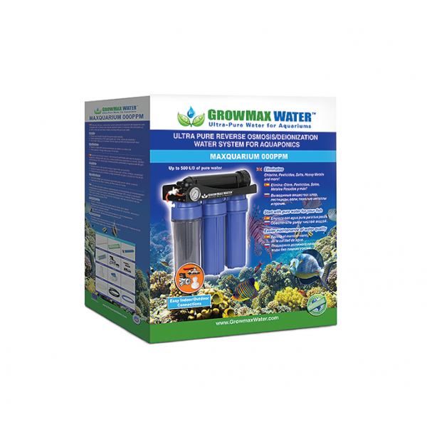 de67076a5505722e598b99d22b4a9ab32e8f25f6 GrowMax, MAXQUARIUM 000 PPM - Umkehrosmose + Deonisierungssystem